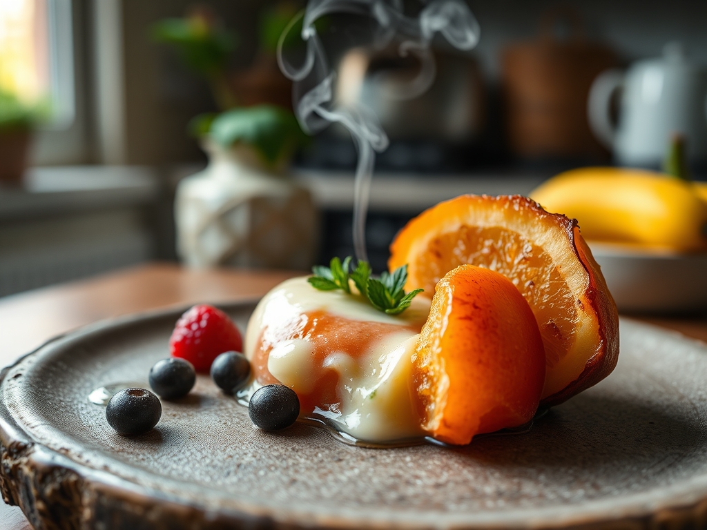 Batido de frutas maduras