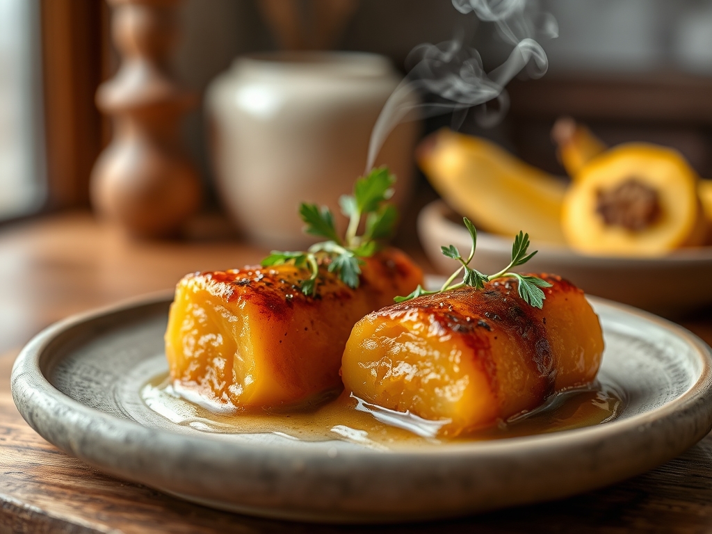 Bizcocho de plátanos maduros