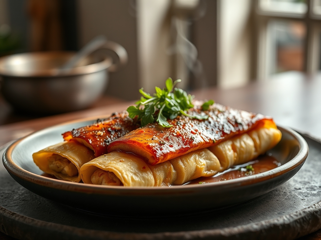 Canelones de sobras de asado