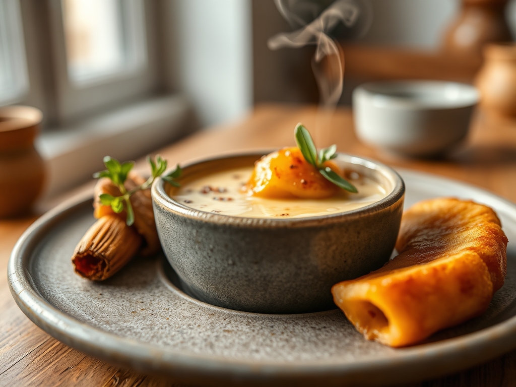 Crema de puerros fría