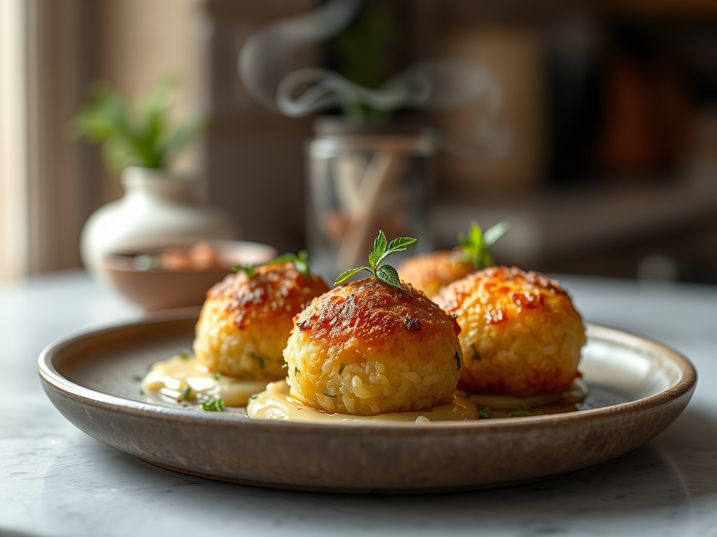 Croquetas de arroz de ayer