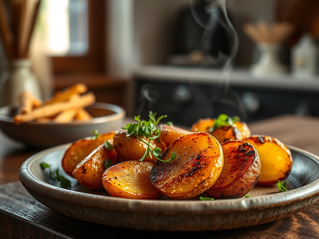 Patatas asadas en bolsa
