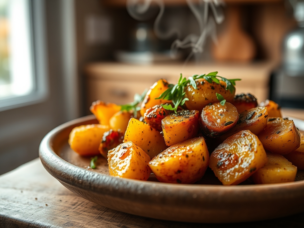 Patatas bravas de sobras