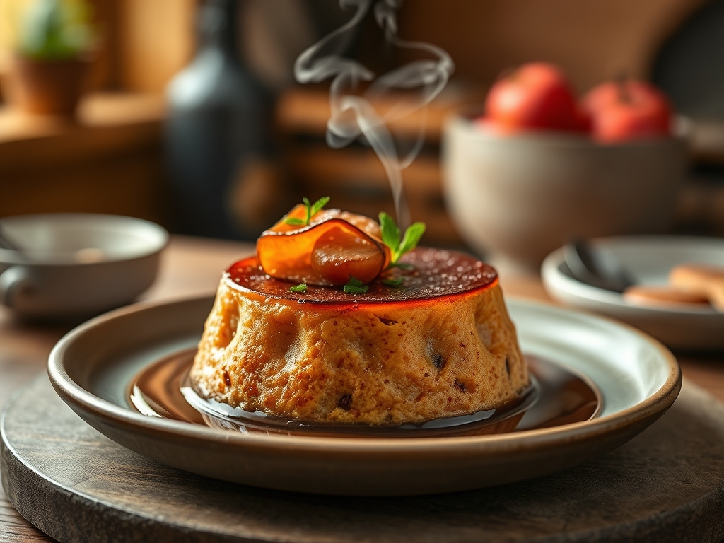 Pudding de pan y chocolate