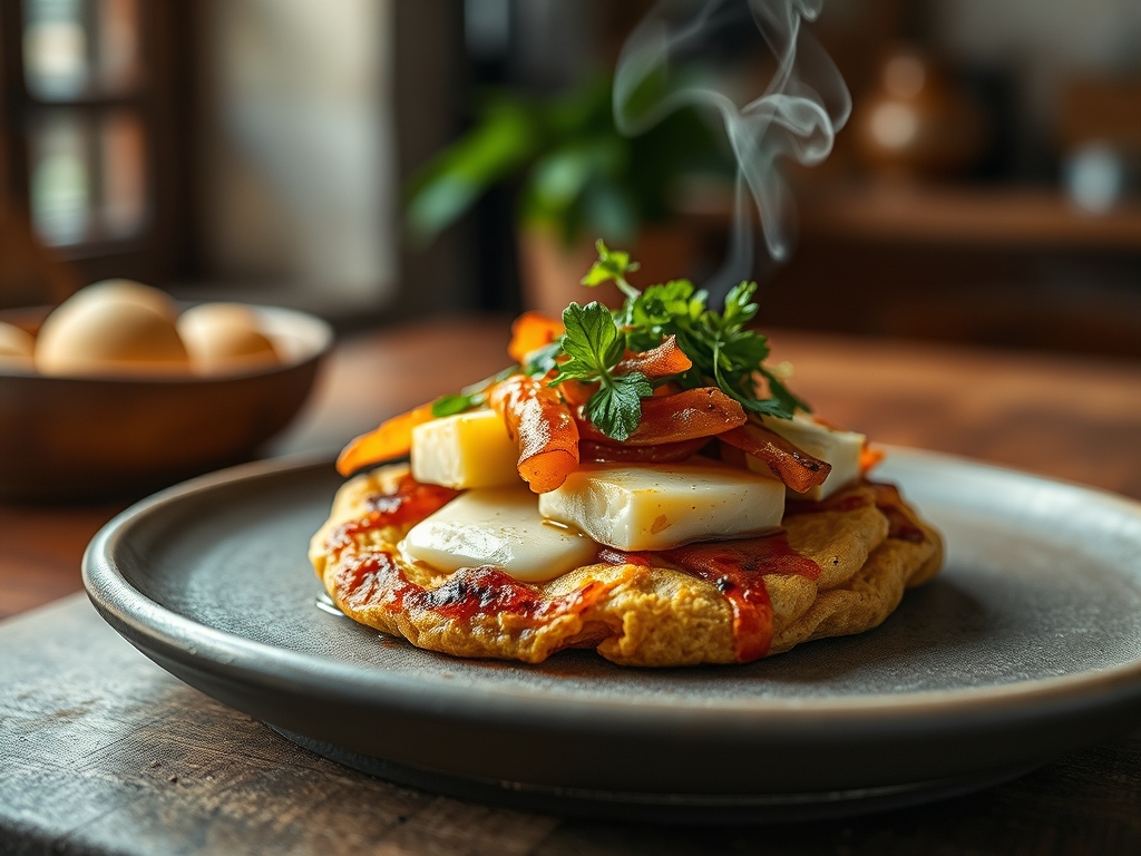 Tostada de queso de cabra