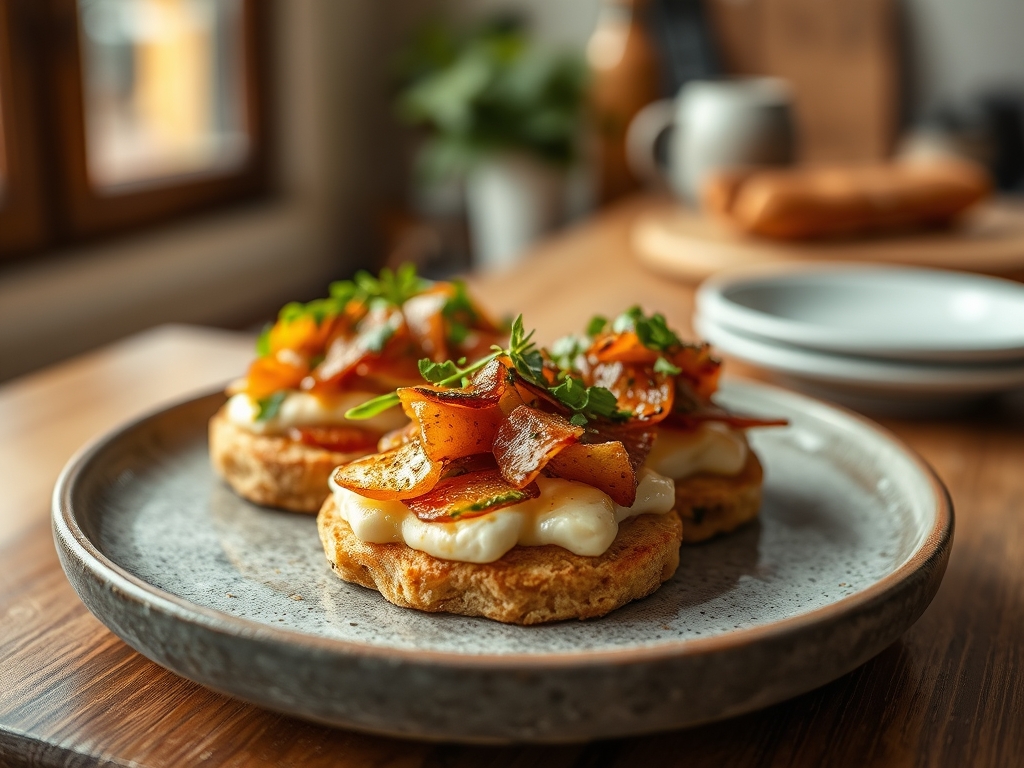 Tostadas de desayuno pro