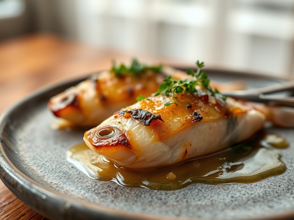 Pescado congelado jugoso